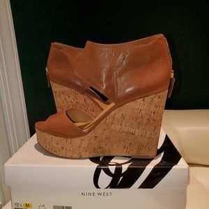 Nine West Caswell Cork Wedge